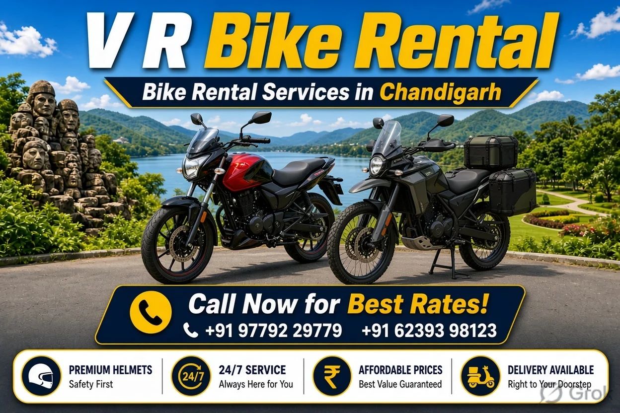Top Bike Rental Services in Chandigarh